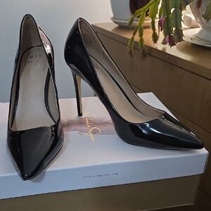 Mix No. 6 Glossy Black Heels
